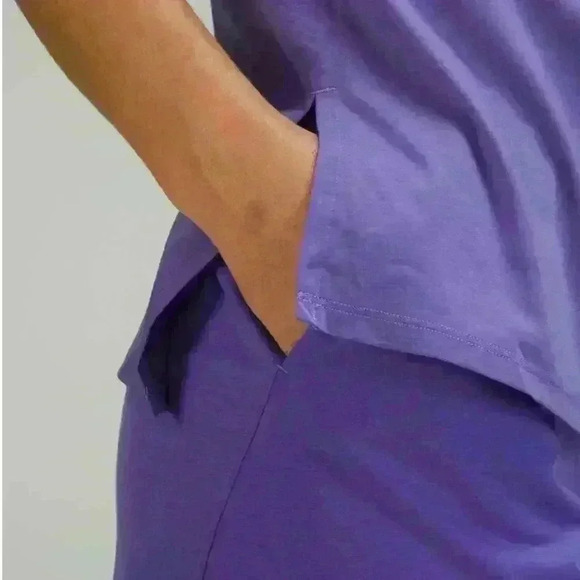 NWT Lululemon Tank-And-Short Romper 3" Charged Indigo Sz 6 - Picture 3 of 4